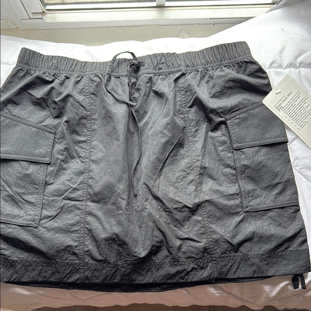 Lululemon Nylon Cargo Mini Skirt